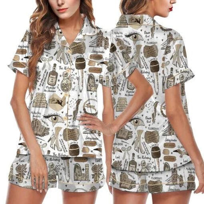 Taylor Swift Song Lyrics Satin Pajamas Set  Pajamas Set