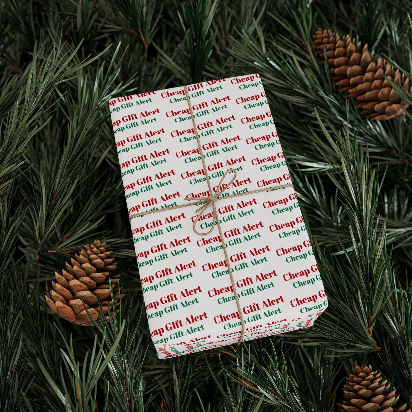 Gag Gift Wrapping Paper Christmas Gift Wrap, White Elephant, Holiday Wrapping Paper for Gifts, Christmas Party Supplies