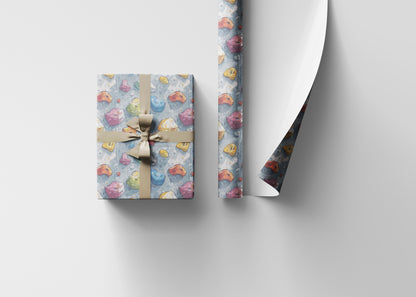 Wall Climbing Themed Gift Wrap Roll, Wrapping Paper for Rock Climbers, Adventure Seekers, and Outdoor Gift Giving #7