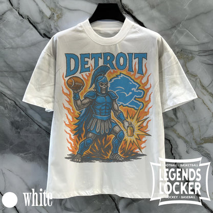 Retro Detroit Football T-Shirt, Old School Game Day Tee, Vintage Detroit Football Graphic Shirt, Limited Fan Merch