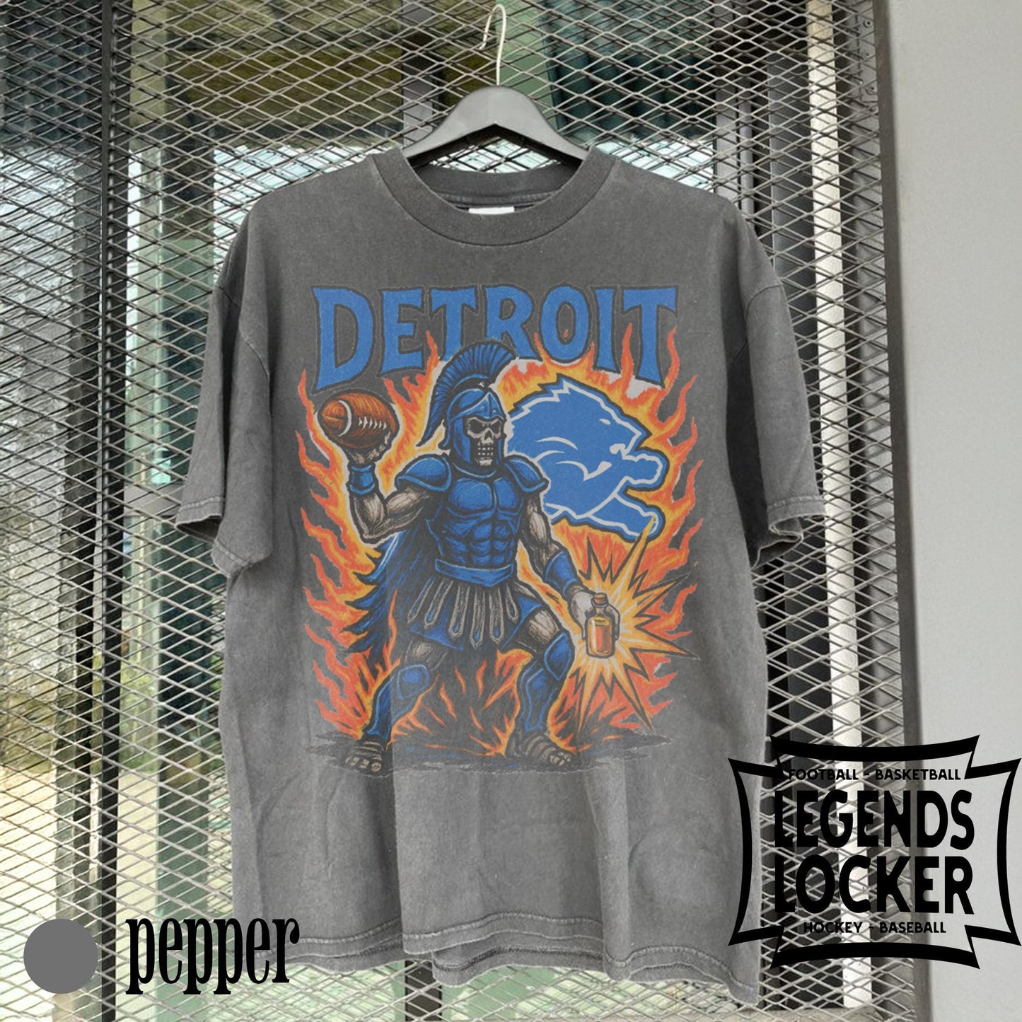 Retro Detroit Football T-Shirt, Old School Game Day Tee, Vintage Detroit Football Graphic Shirt, Limited Fan Merch