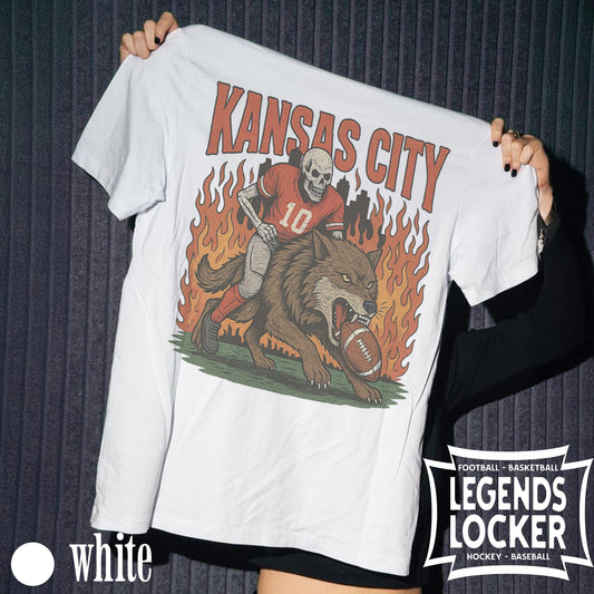 Retro Kansas City Football T-Shirt, Old School Game Day Tee, Vintage Kansas City Football Graphic Shirt, Fan Apparel