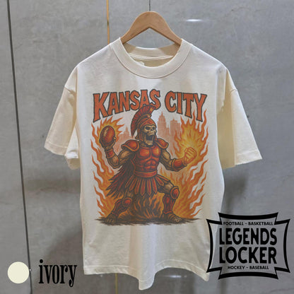 Kansas City Football Graphic T-Shirt, Vintage Sunday Football Tee, Retro Kansas City Old School Shirt, Fan Merch