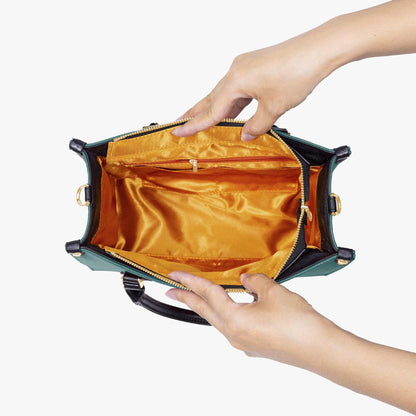 Fantasy Elf Handbag | Fairy Botanical Tote Bag | Floral Elf Purse | Woodland Fantasy Art | PU Leather Shoulder Bag