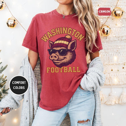 Retro 90s Style Washington Football Sweatshirt, Game Day Shirt, Washington Team Football Shirt, Sunday Washington, Washington Football