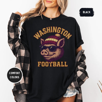 Retro 90s Style Washington Football Sweatshirt, Game Day Shirt, Washington Team Football Shirt, Sunday Washington, Washington Football