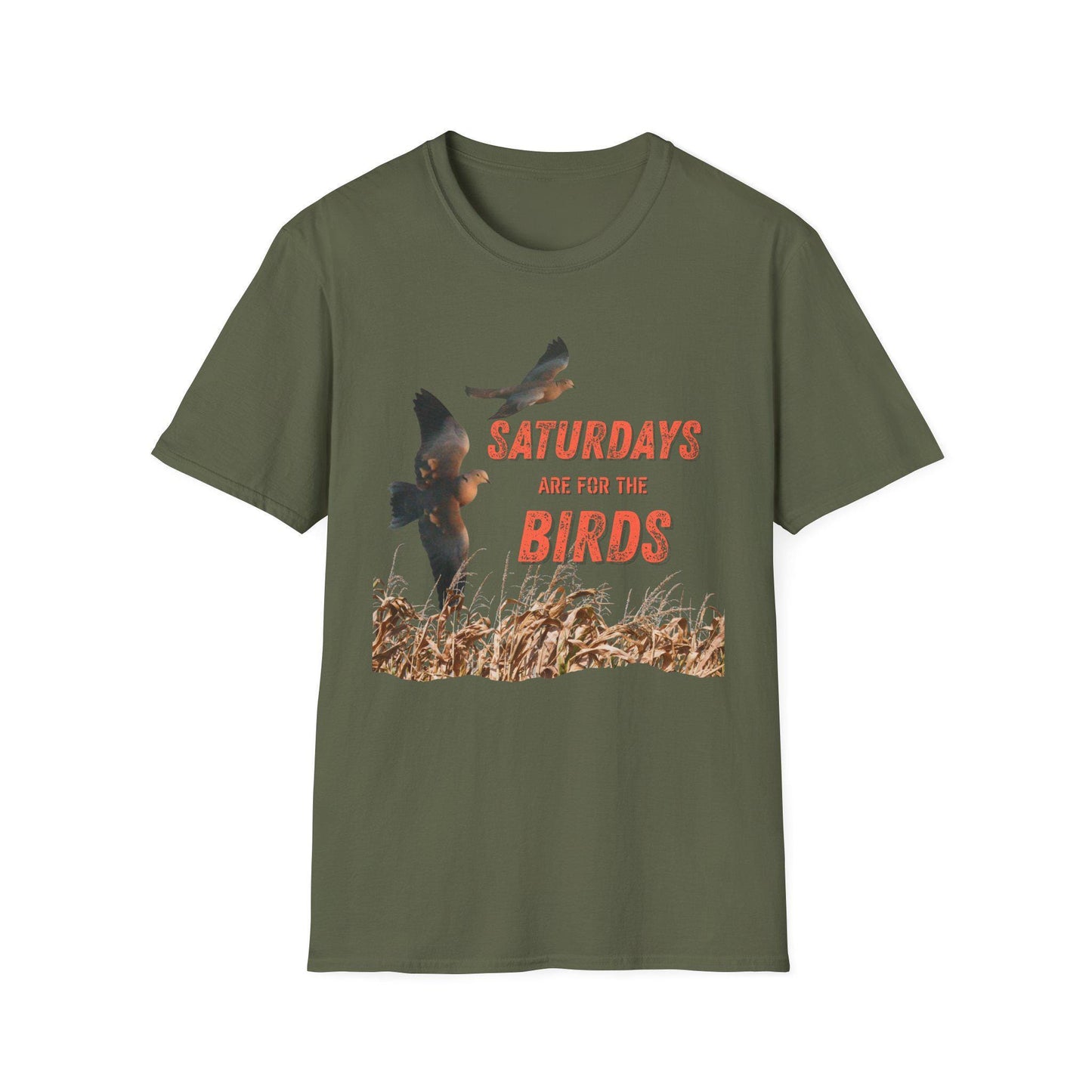 Dove Hunting Shirt – Saturdays Are for the Birds Tee – Men’s Hunting Season Shirt – Funny Bird Hunter T-Shirt – Outdoorsman Gift