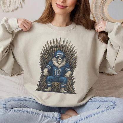 Detroit Football Sweatshirt, Vintage Style Detroit Football shirt, DetroitFootball, Vintage Graphic Tee, Sunday Football Fashion
