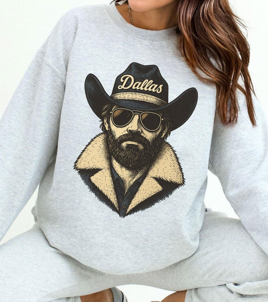 Dallas Football Sweatshirt, Retro Sports Fan Shirt, Game Day Gift Tee, Dallas Mascot Sweatshirt, Dallas Football Fan Shirt, Dallas Team