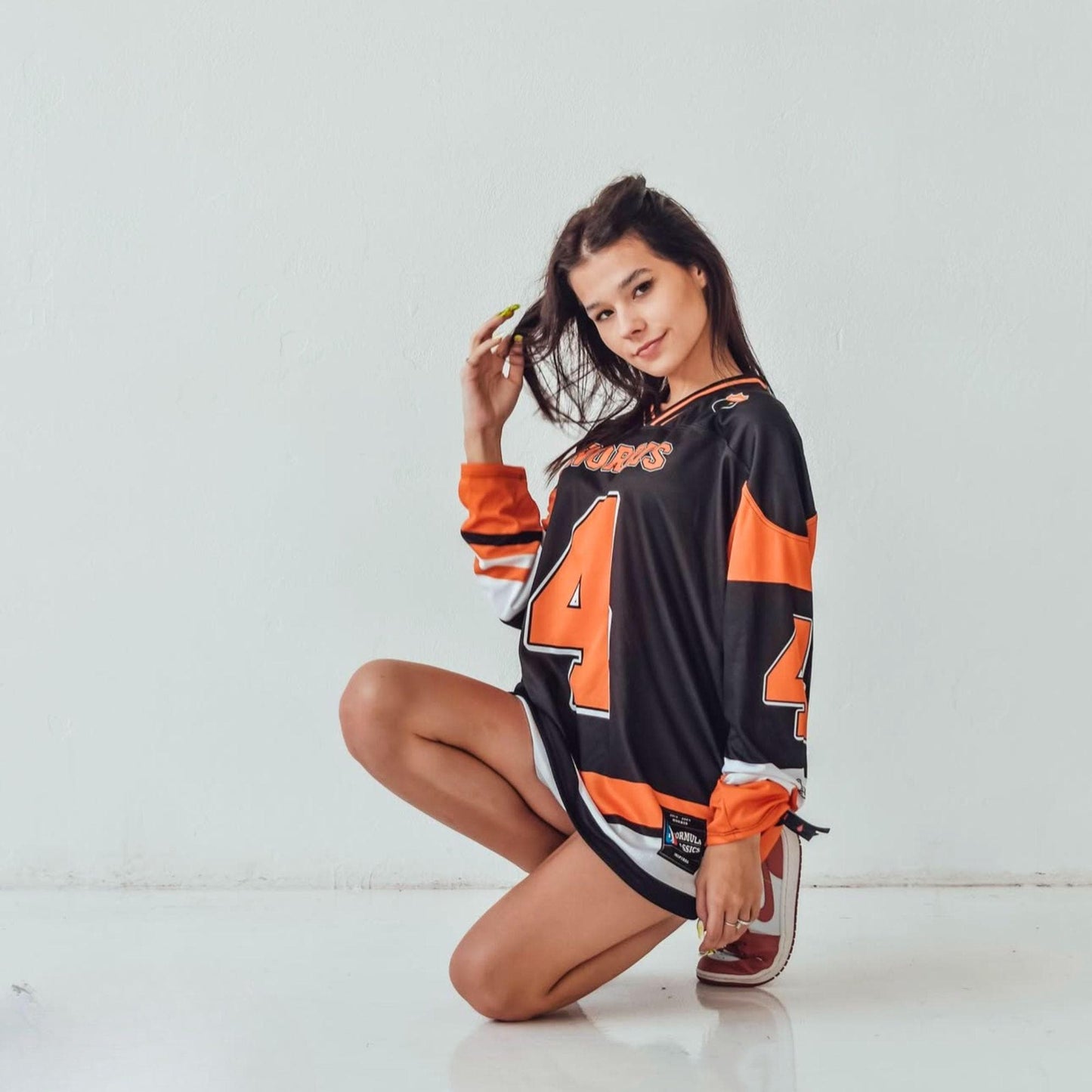Racing Apparel , Bold #27 Oversized Racing Hockey Jersey