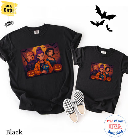 Huntrix Girl Halloween T-Shirt, Spooky Season Shirts, Kpop Mira Shirt, Kpop Demon Hunters Tee, Huntrix Girl T-Shirt, Kpop Movie Fan Gift Tee