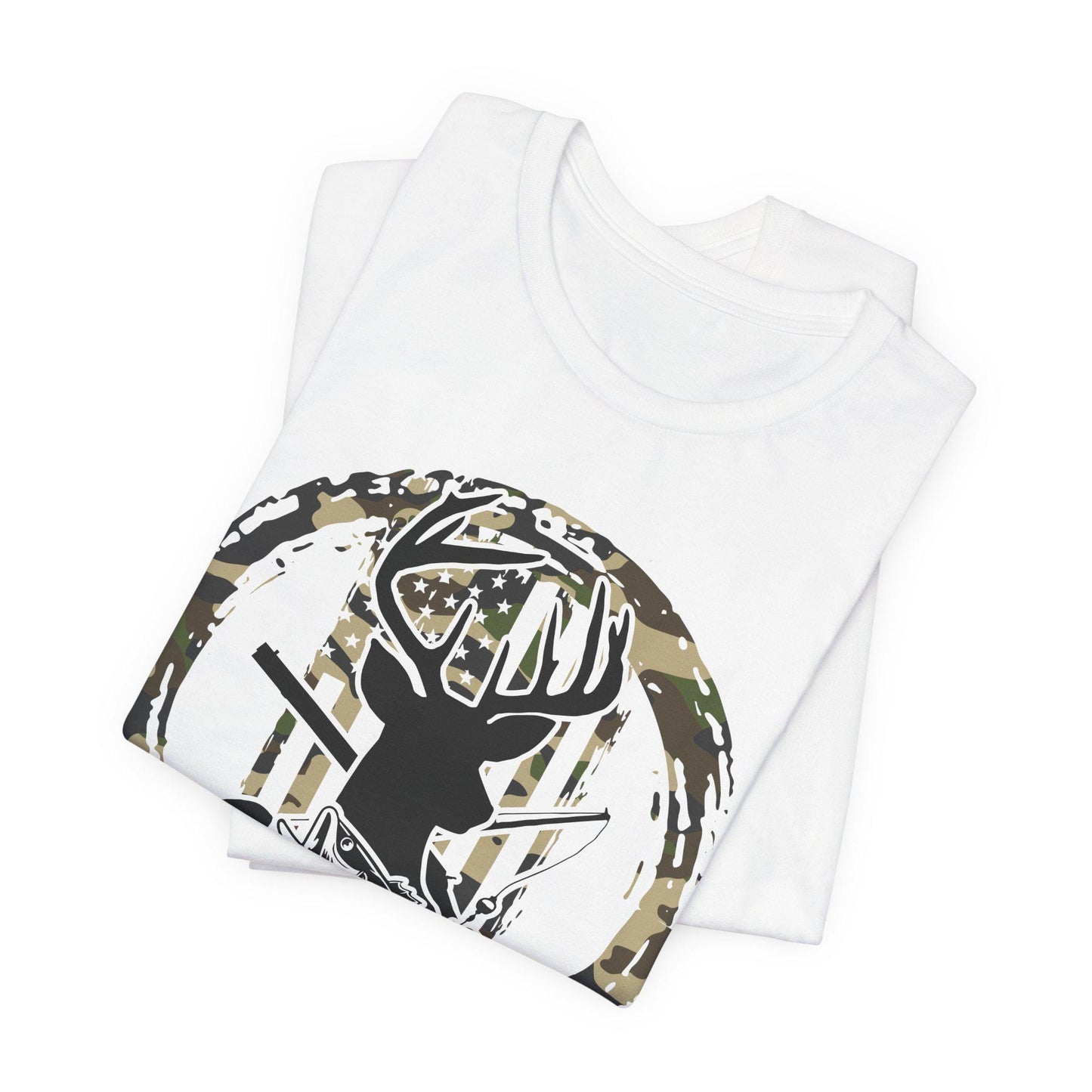 Deer Hunting & Bass Fishing T-Shirt: Outdoorsman Gift