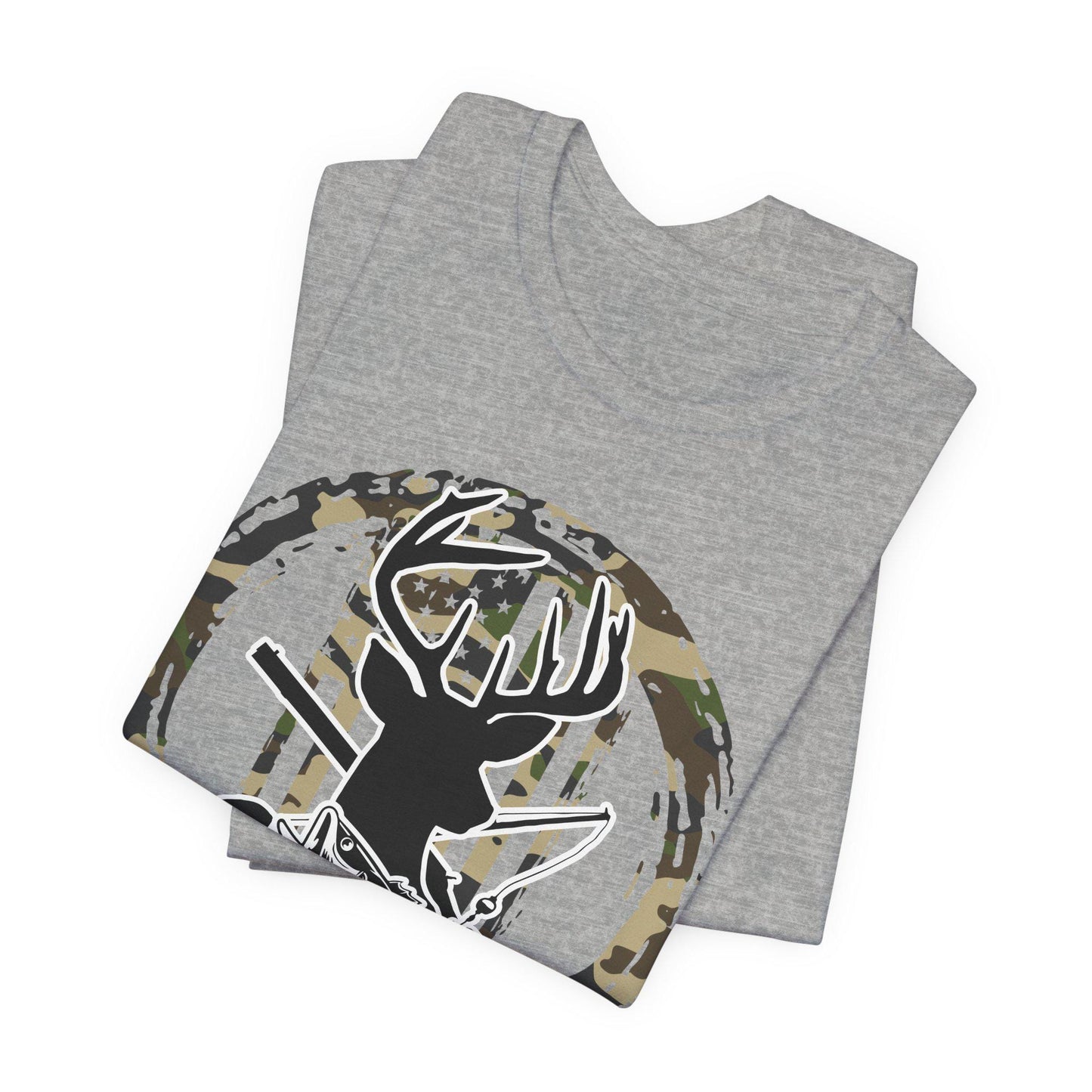 Deer Hunting & Bass Fishing T-Shirt: Outdoorsman Gift