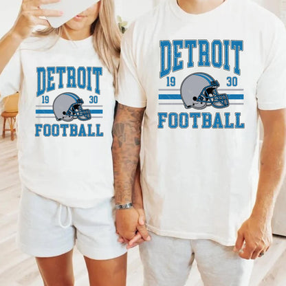 Vintage Detroit Football Sweatshirt For Man Woman And Kids, Unisex Sports Gear, Football Game Day Shirt, Detroit Fan Tee, Vintage Lion Tee