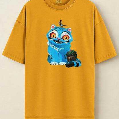 Cute Demon Hunter Tiger Shirt – Derpy Tiger and Bird Graphic Tee, Kpop Saja Boys Inspired Fan Merch