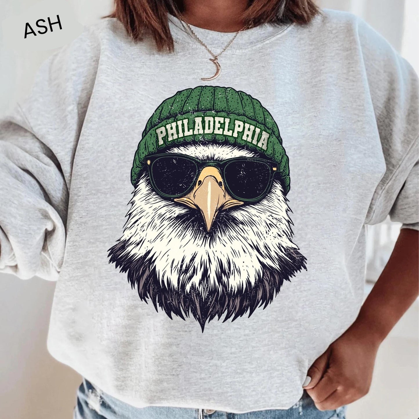 Vintage Philadelphia Animal Mascot Sweatshirt, Football Eagle Shirt, Philadelphia Hoodie, Woman Crewneck Eagle Sport Gear, Kids Sweatshirt