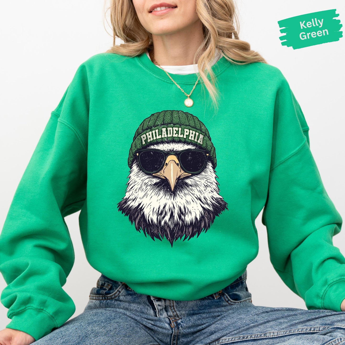 Vintage Philadelphia Animal Mascot Sweatshirt, Football Eagle Shirt, Philadelphia Hoodie, Woman Crewneck Eagle Sport Gear, Kids Sweatshirt