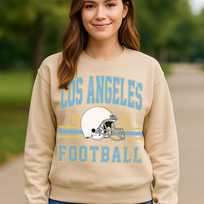 Los Angeles Football Sweatshirt, Retro Sports Fan Shirt, Game Day Gift Tee, Los Angeles Mascot Sweatshirt, Los Angeles Football Fan Shirt