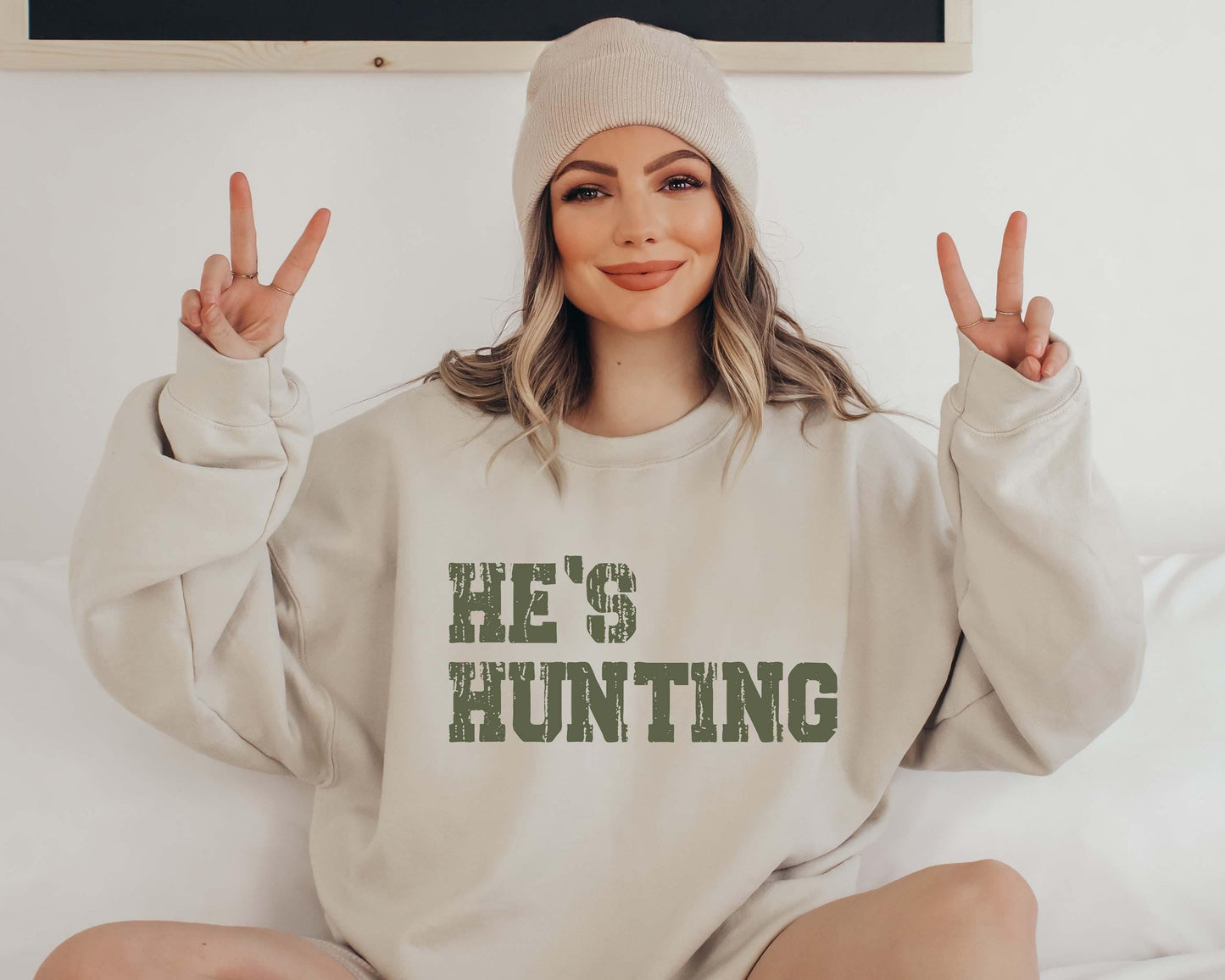 Hunting Wives Hoodie: Deer Hunter's Girlfriend Gift
