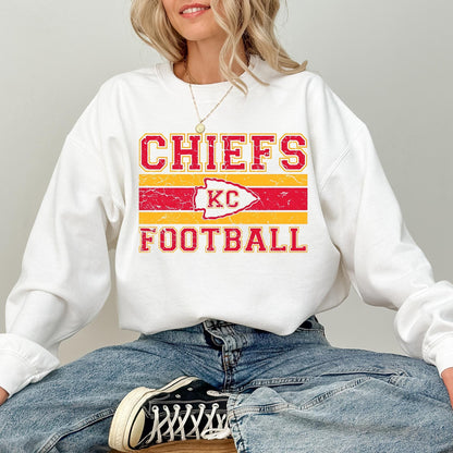 Vintage Chiefs Sweatshirt: Kansas City Football Crewneck