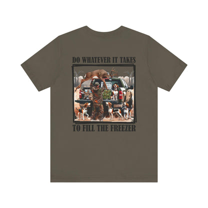 Funny Hunting T-Shirt: Unisex Cotton Tee for Outdoorsmen