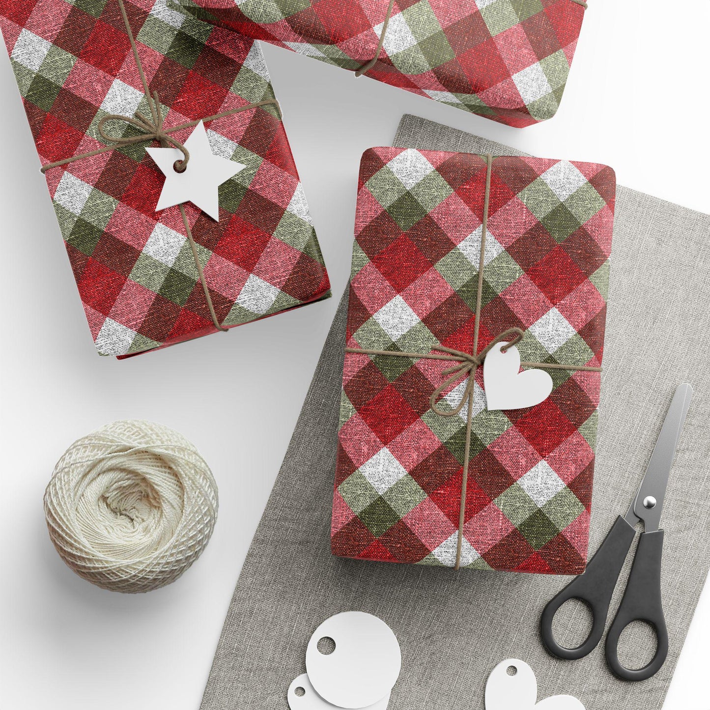 Traditional Plaid Wrapping Paper Holiday Gift Wrap Tartan Gift Wrap Elegant Christmas Gift Wrap Christmas Wrapping Paper Holiday Gift Wrap
