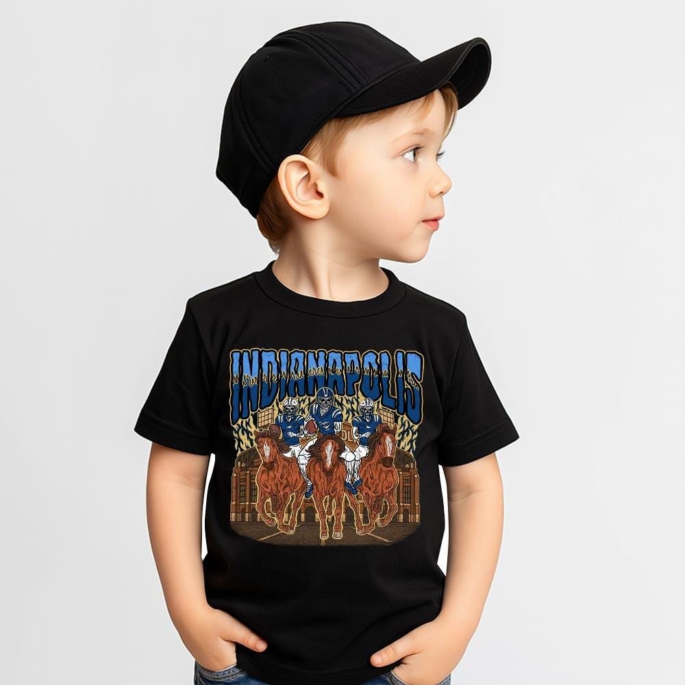 Indianapolis Football Skull Vintage Shirt, Gift For Fan Football Game Day Unisex Shirt