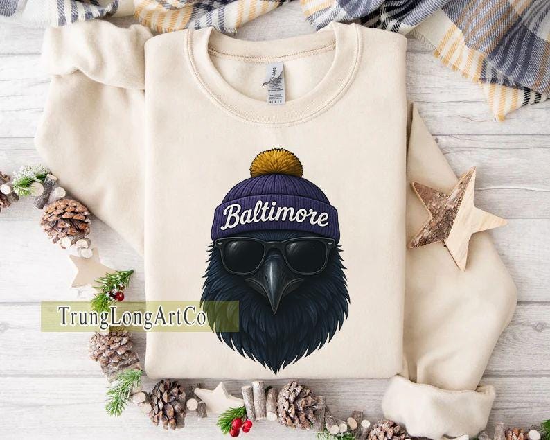 Baltimore Football Shirt, Baltimore Football Sweatshirt, Retro Style Baltimore Football Shirt, Sunday Football Sweatshirt