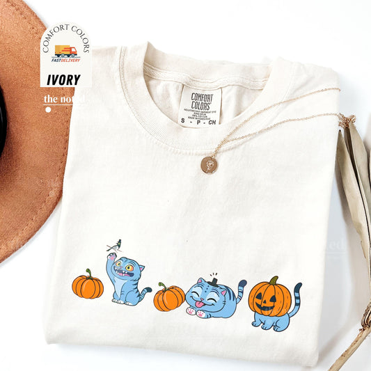 Halloween Hunter Tiger Comfort Colors T-shirt, Kpop Demon Shirt, Pumpkin Fall Vibes, Hunter Merch, Anime T-shirt Design, Anime Lover Gifts