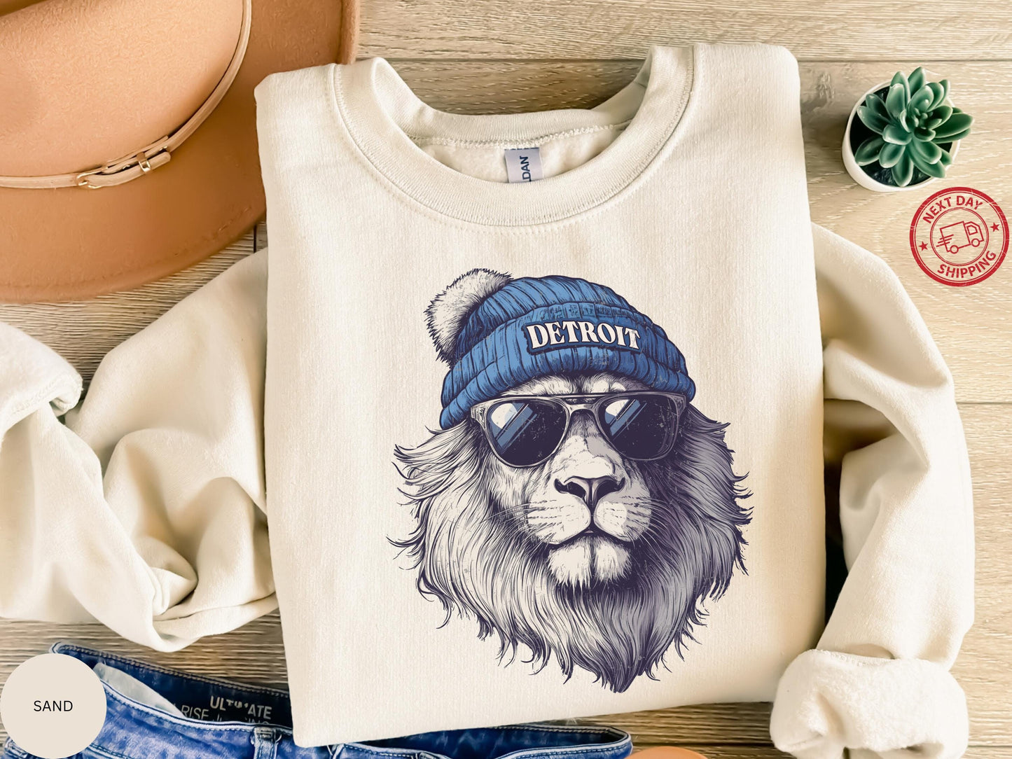 Detroit Football Shirt, Distressed Detroit Football Sweatshirt, Detroit Lions Shirt, Detroit Fan Gifts, Team Shirt