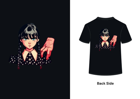 Wednesday Shirt – Wednesday Addams Tee, Retro Gothic T-Shirt, Funny Addams Family Shirt, Halloween Shirt, Gift for Her & Him