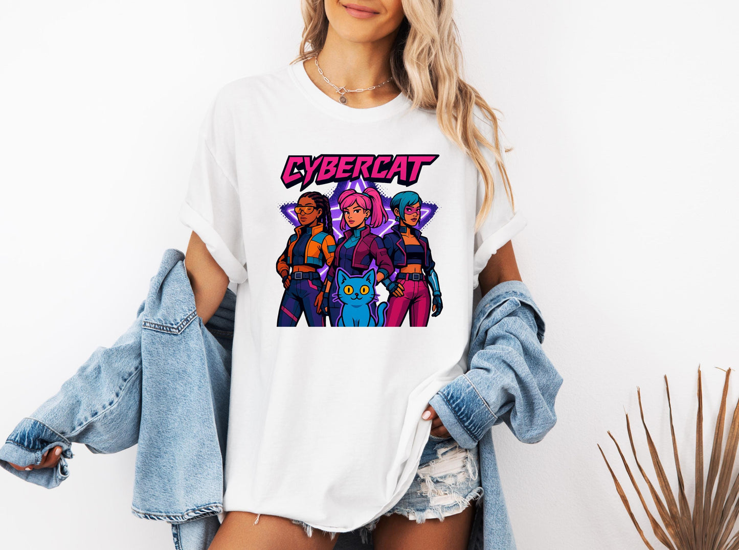 Kpop CYBERCAT TShirt, Huntrix Girl Band Sweatshirt, Kpop Idol GroupTee, Mira Tee, Rumi Joey Shirt, Demon Hunter Merch, Huntrix Fan Gift