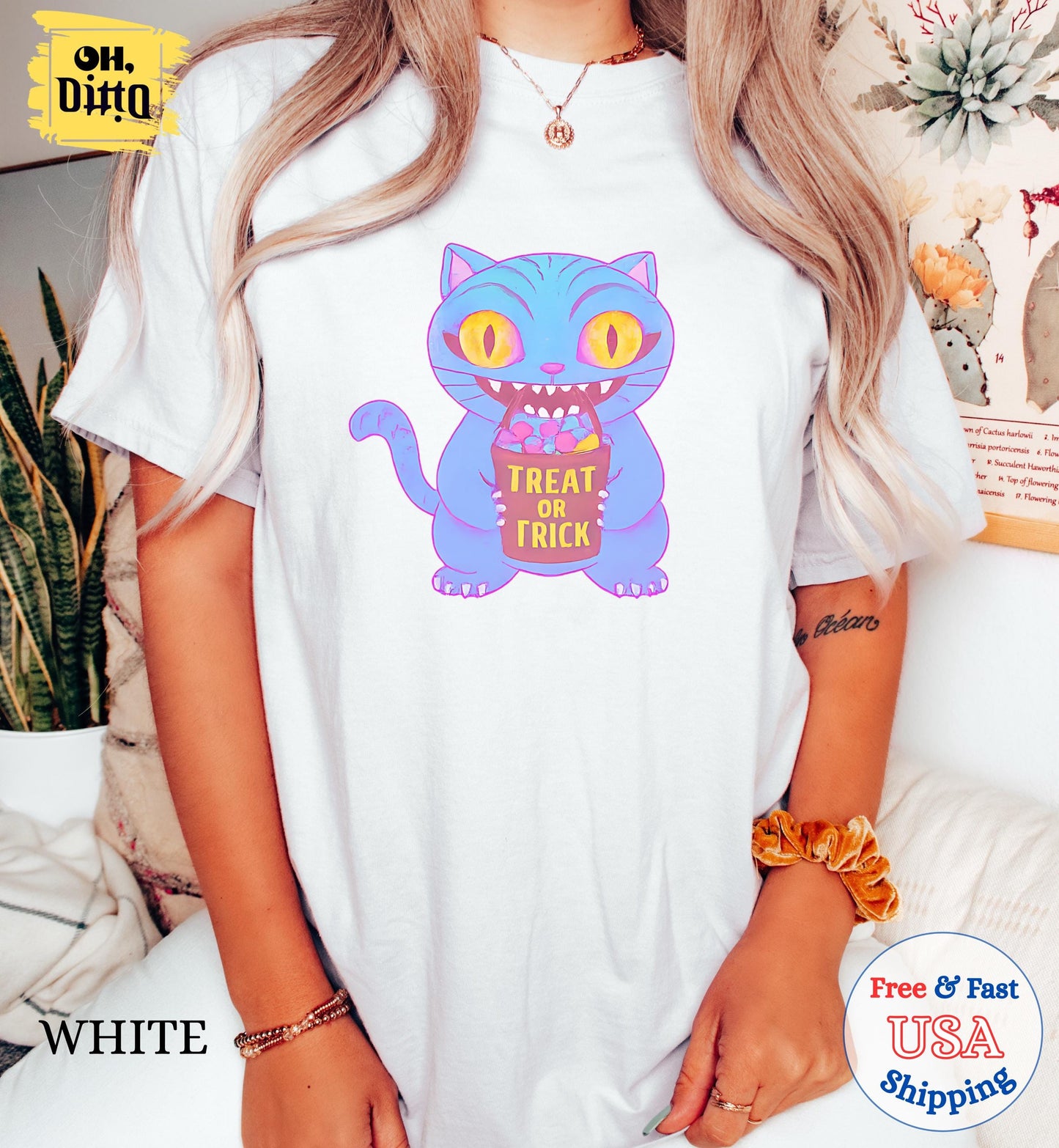 Derpy Trick or Treat Spooky Season Shirt, Halloween Shirts, Kpop Huntrix Shirt, Huntrix Girl Kpop Movie Fan Gift Tee, Kpop Demon Hunters Tee