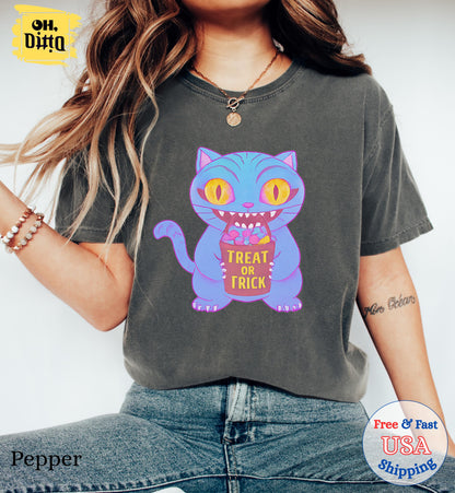 Derpy Trick or Treat Spooky Season Shirt, Halloween Shirts, Kpop Huntrix Shirt, Huntrix Girl Kpop Movie Fan Gift Tee, Kpop Demon Hunters Tee