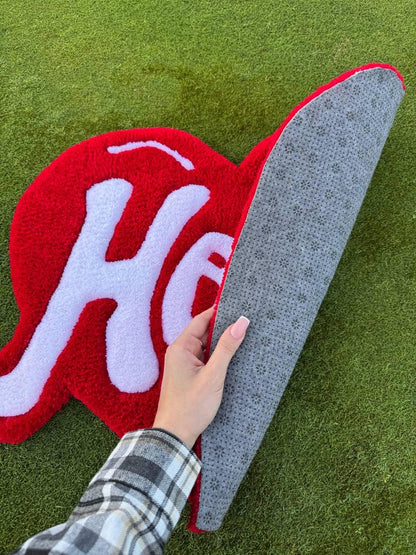 Heart-shaped tufted rug – Handmade love rug, romantic home decor, Valentine’s gift, cozy heart carpet, fluffy rug, custom design