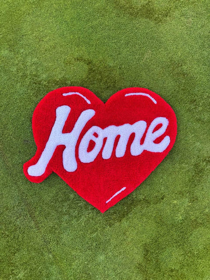 Heart-shaped tufted rug – Handmade love rug, romantic home decor, Valentine’s gift, cozy heart carpet, fluffy rug, custom design