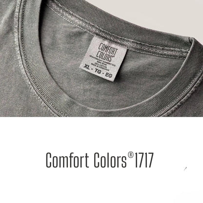 Blue Tiger Graphic Tee: Comfort Colors Funny Animal Shirt