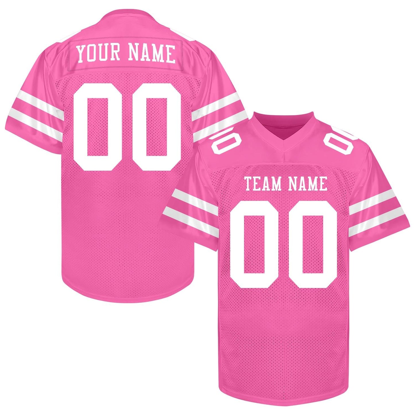 Custom White and Light Blue  Football Jersey Printed Name Number and Logo, Football Shirt Women Men Youth Kids, Sports Football Uniforms