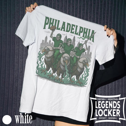 Philadelphia Football T-Shirt, Retro Vintage Eagles Graphic Tee, Old School Game Day Shirt, Philly Football Apparel, Sunday Football Tee