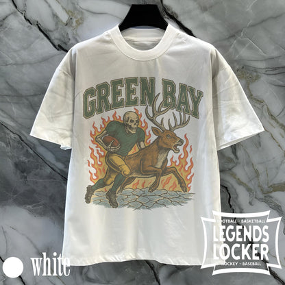 Green Bay Football T-Shirt, Vintage Packers Graphic Tee, Old School Game Day Shirt, Sunday Football Apparel, Retro Green Bay Merch
