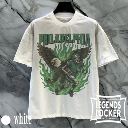 Philadelphia Football T-Shirt, Retro Eagles Football Graphic Tee, Old School Sunday Football Shirt, Philly Fan Apparel