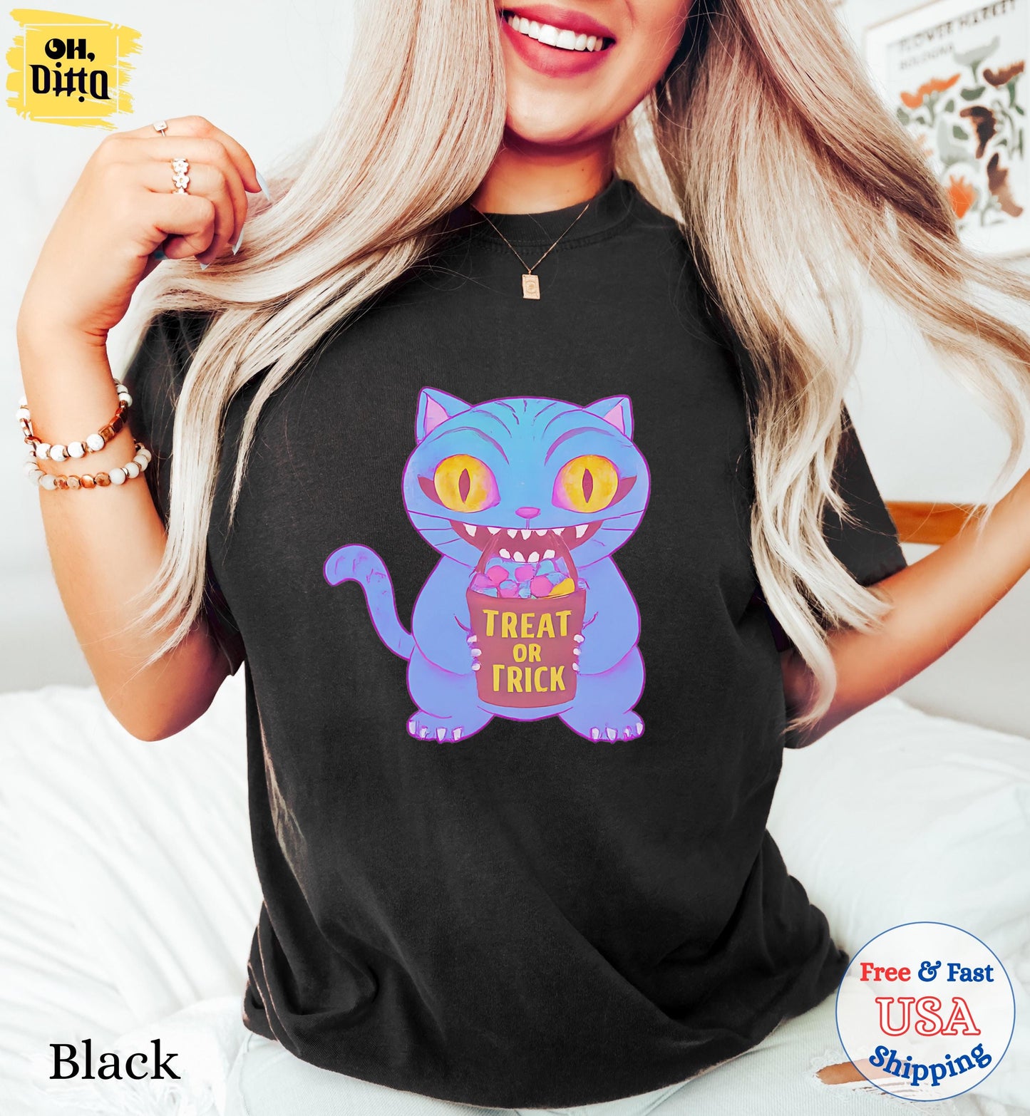 Derpy Trick or Treat Spooky Season Shirt, Halloween Shirts, Kpop Huntrix Shirt, Huntrix Girl Kpop Movie Fan Gift Tee, Kpop Demon Hunters Tee