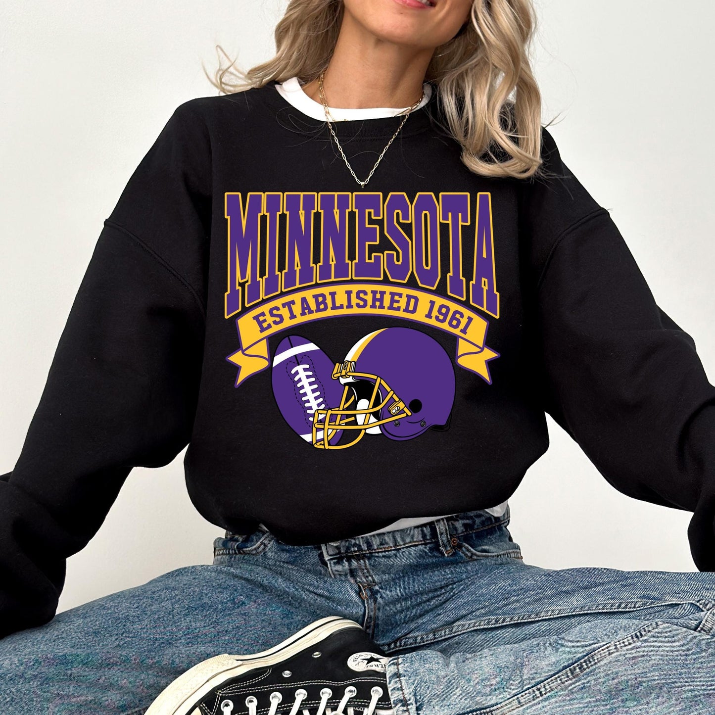Minnesota Football Sweatshirt, Trendy Game Day Gift Tee, Minnesota Mascot Sweatshirt, Minnesota Football Fan, Retro Sports Fan Sweatshirt