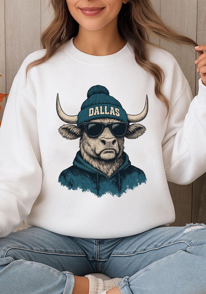 Vintage Dallas Football Sweatshirt, Dallas Game Day Shirt, Dallas Shirt, Game Day Shirt, Trendy Dallas Football Fan Gift.