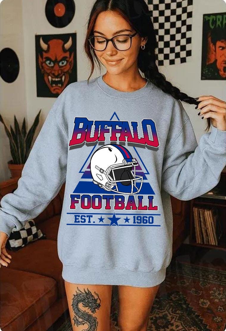Buffalo Football Sweatshirt,Buffalo Game Day Shirt,Buffalo Shirt,Sunday Football Shirt,Trendy Buffalo Football Fan Shirt