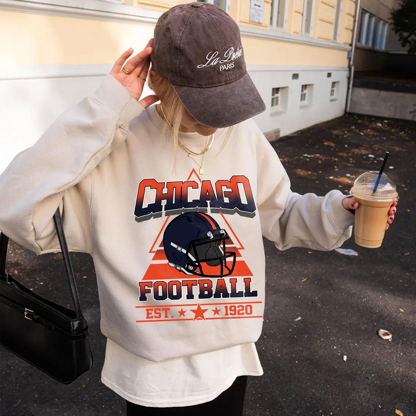 Chicago Football Sweatshirt,Chicago Game Day Shirt,Chicago Shirt,Sunday Football Shirt,Trendy Chicago Football Fan Shirt