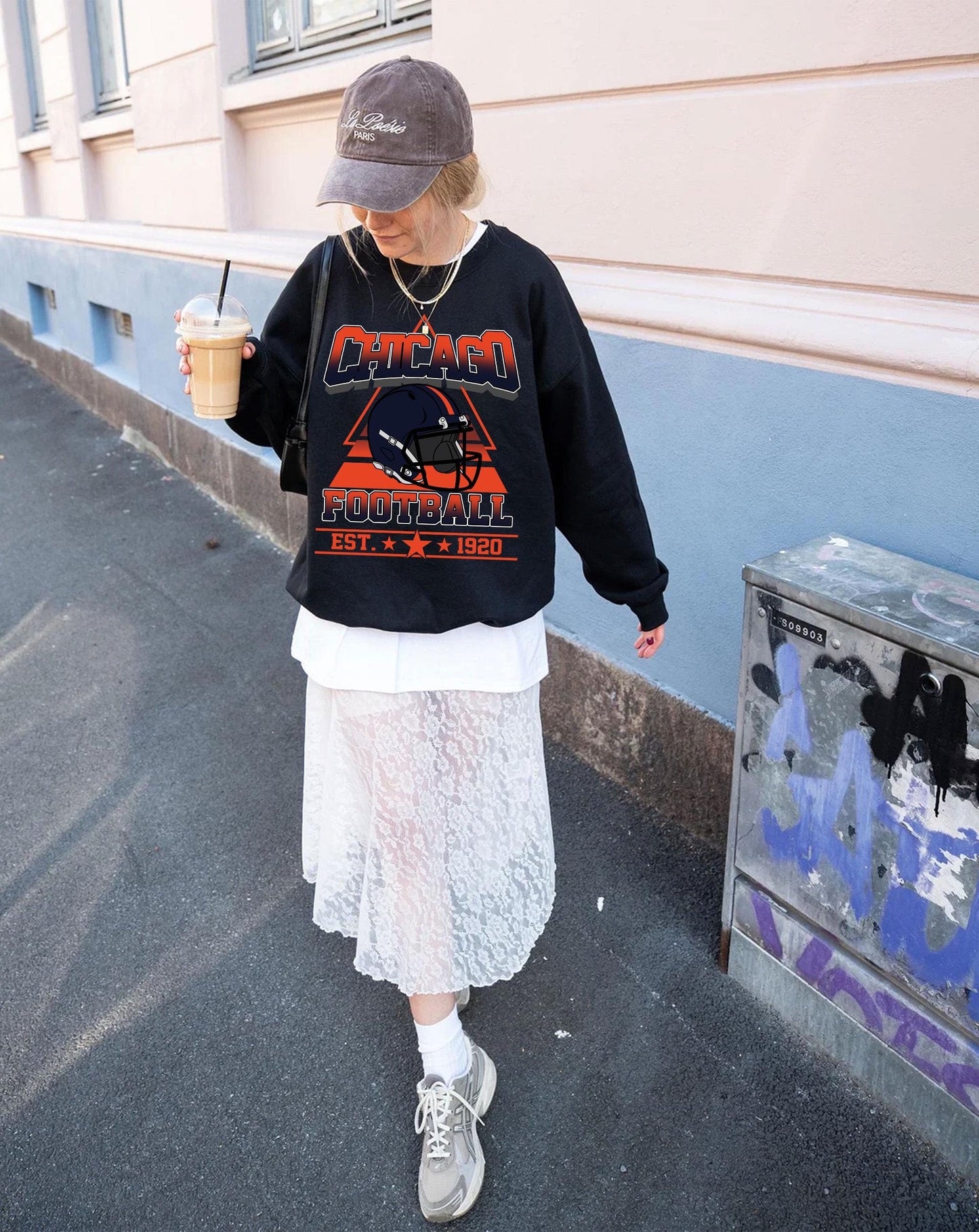 Chicago Football Sweatshirt,Chicago Game Day Shirt,Chicago Shirt,Sunday Football Shirt,Trendy Chicago Football Fan Shirt