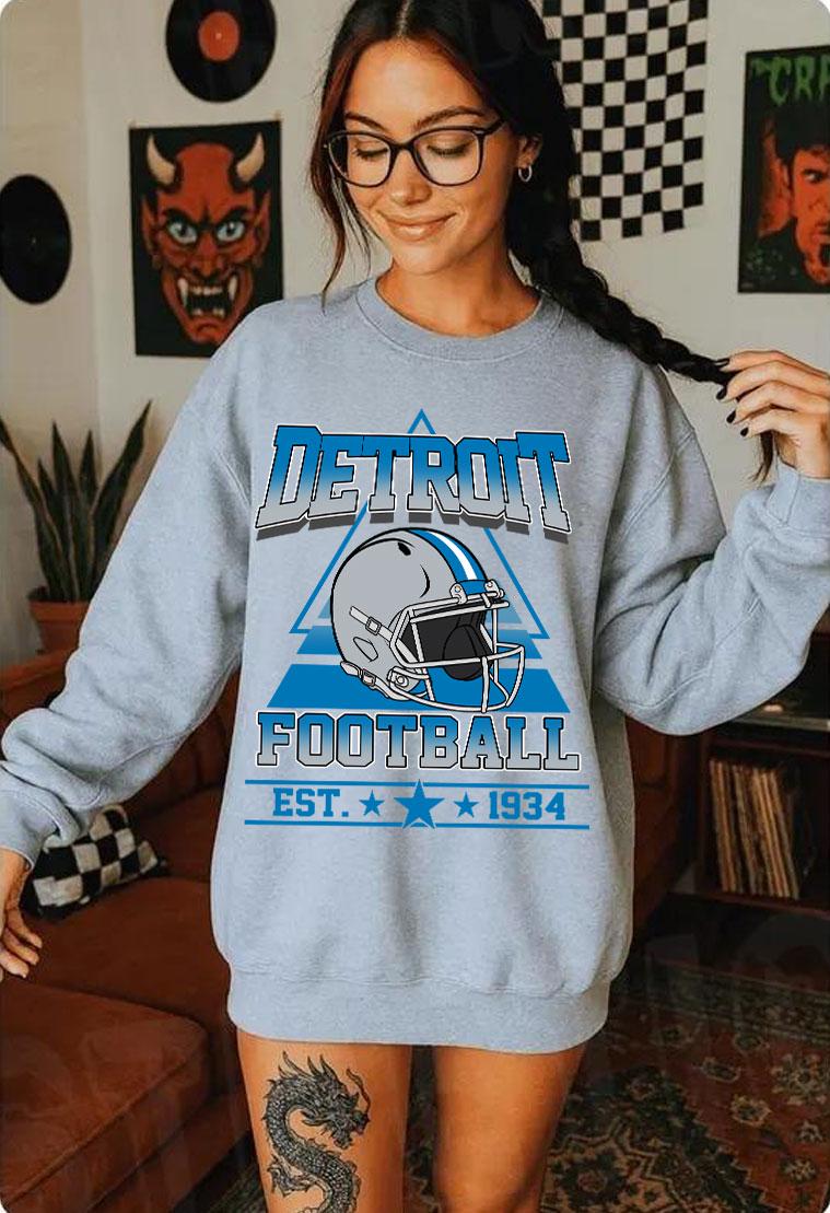 Detroit Football Sweatshirt,Detroit Game Day Shirt,Detroit Shirt,Sunday Football Shirt,Trendy Detroit Football Fan Shirt