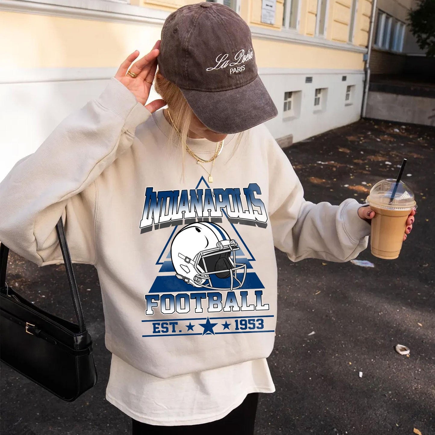 Indianapolis Football Vintage Sweatshirt T-Shirt,Indianapolis Colt Football Shirt, Retro Indianapolis Football Colt Fan Gift
