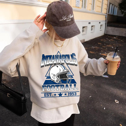 Indianapolis Football Vintage Sweatshirt T-Shirt,Indianapolis Colt Football Shirt, Retro Indianapolis Football Colt Fan Gift